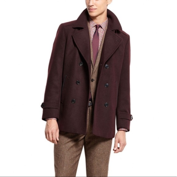 perry ellis peacoat